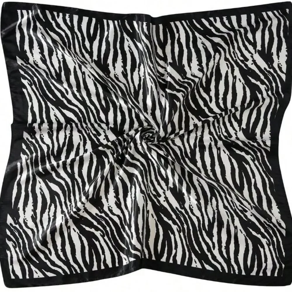 Zebra Print Scarf M651